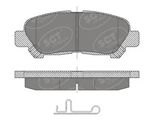 Купить T2215045L Toko cars Колодки тормозные задние, дисковые