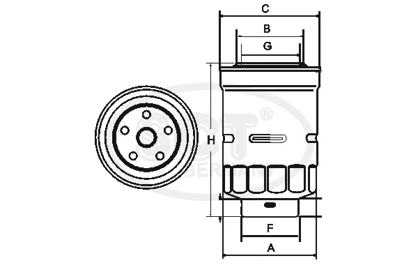 Топливный фильтр FF0835 AMP/Paradowscy