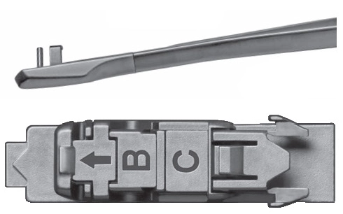 Щетка стеклоочистителя лобового стекла, водительская Trico FX550 цена, от 4.65 USD