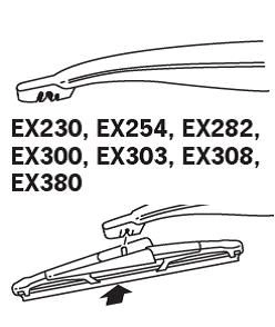 дворник заднего стекла Trico EX300 цена, от 6.27 USD