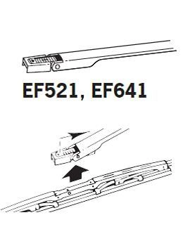 EF641 Trico Щетка-дворник лобового стекла, водительская