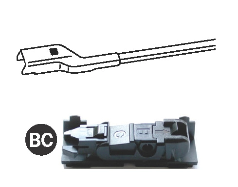 Limpa-pára-brisas de vidro traseiro Honda Civic 3 AL, AJ, AG, AH