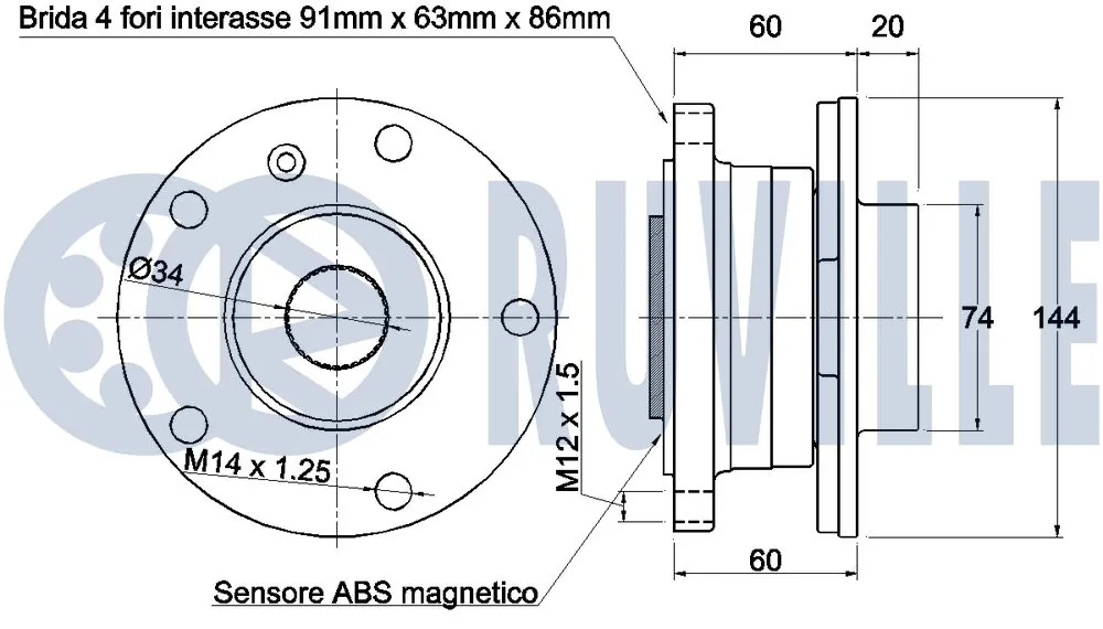 31226867809 BMW Ступица колеса передняя