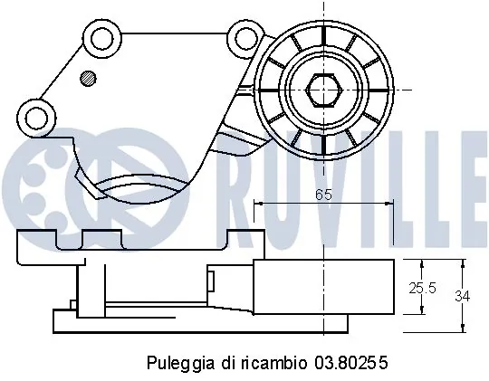 Купить 575186 Ford Натяжной ролик