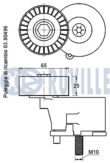 542306 Ruville Натяжитель клинового ремня
