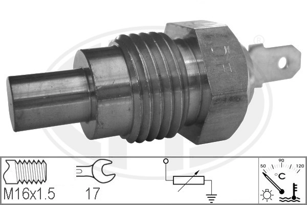 Sensor de temperatura do fluido de esfriamento Toyota Tercel AL25