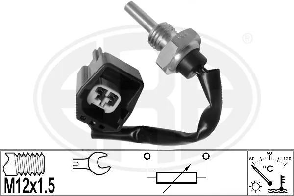Sensor de temperatura do fluido de esfriamento Volvo V70 1 LV