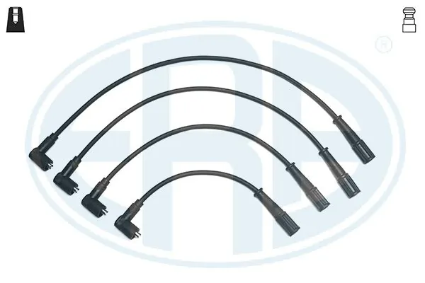 Fios de alta voltagem, kit Fiat Punto 1 176