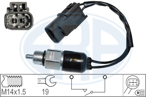 Sensor de ativação das luzes de marcha à ré Nissan Sunny 2 B12