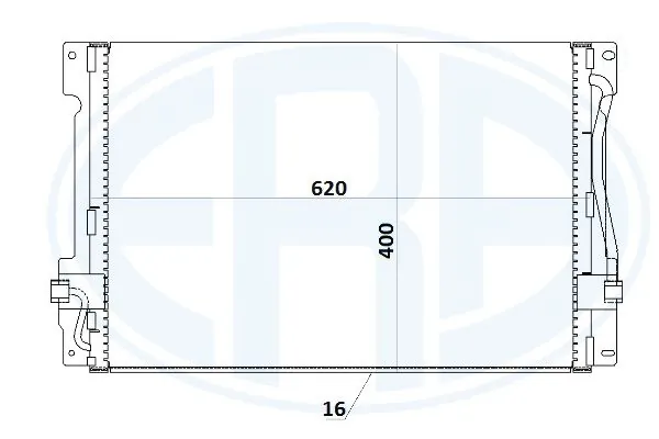 Radiador de aparelho de ar condicionado Volvo V70 1 LV