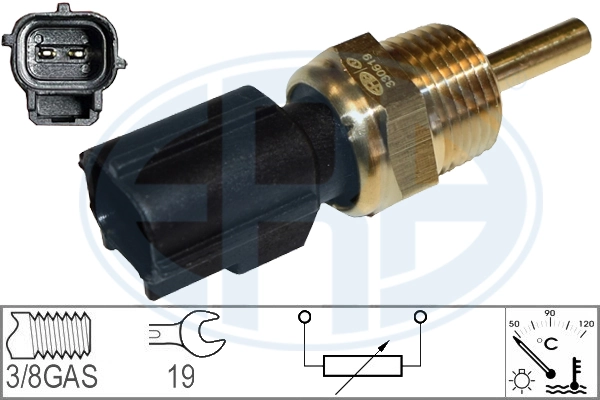 Sensor de temperatura do fluido de esfriamento Mitsubishi Lancer CX_A