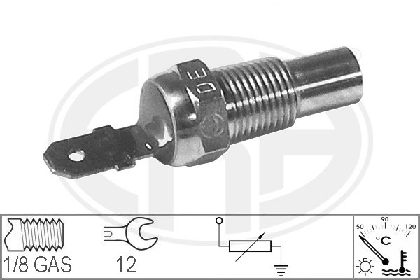 Sensor de temperatura do fluido de esfriamento Suzuki Alto 2 EC