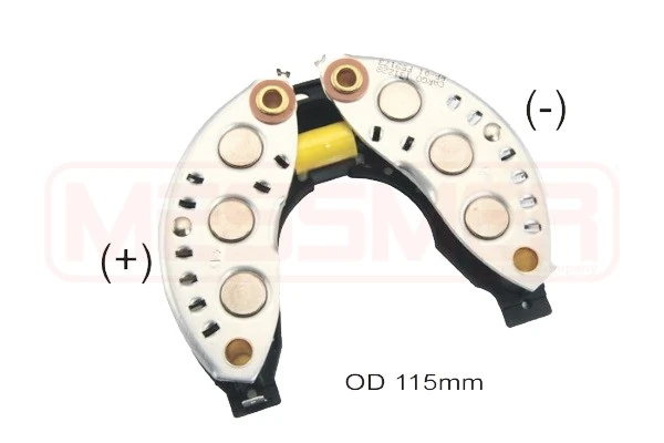 Eixo de diodos do gerador Renault 21 S48