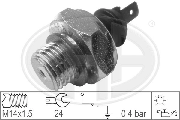 Sensor de pressão de óleo Renault 18 134