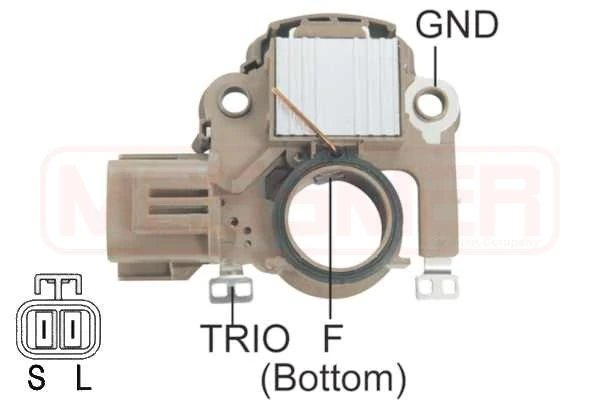 Relê-regulador do gerador (relê de carregamento) Mazda 323 BA