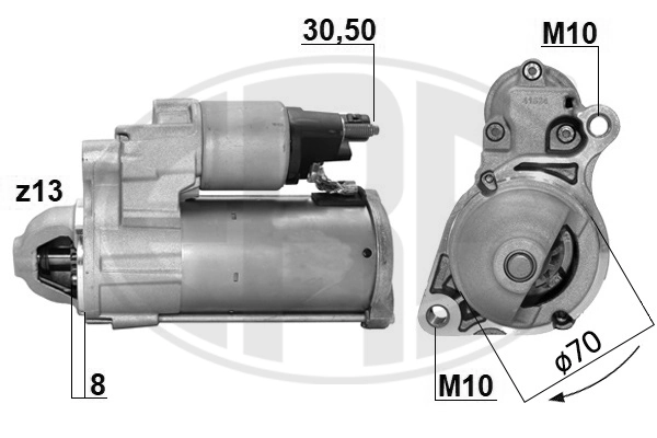 Motor de arranco Mercedes CLS C257
