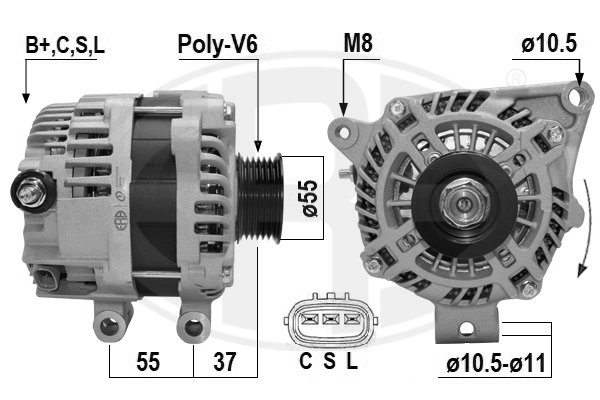 Купить 5705J1 Peugeot/Citroen Генератор