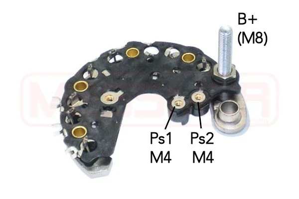 Eixo de diodos do gerador Renault Espace 4 JK0
