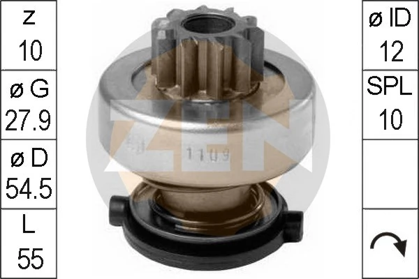  Бендикс стартера Opel Sintra 