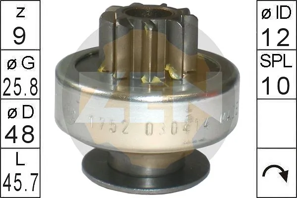 940113020498 Magneti Marelli Привод стартера