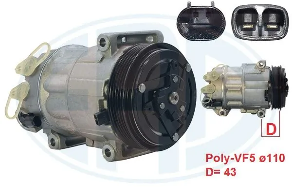 K68245073AA Fiat/Alfa/Lancia Компрессор хладагента