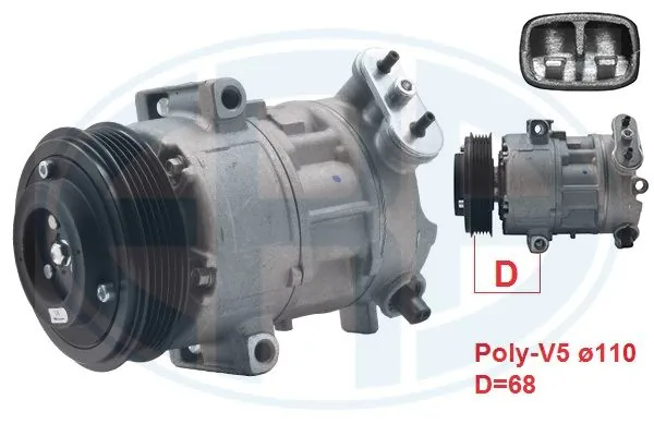 Compressor de aparelho de ar condicionado Opel Corsa X15