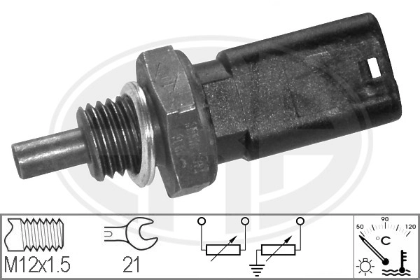Sensor de temperatura do fluido de esfriamento Renault Espace 4 JK0