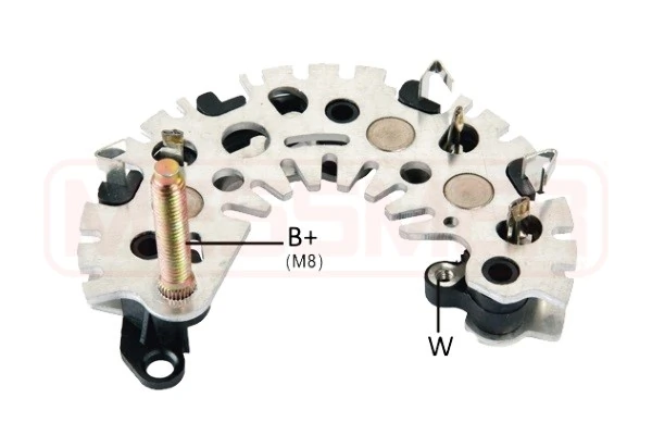 Eixo de diodos do gerador Alfa Romeo 147 937