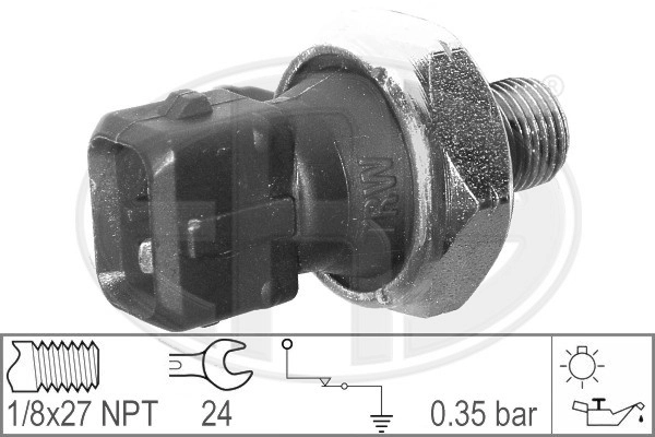 Sensor de pressão de óleo Land Rover Discovery 1 LG, LJ