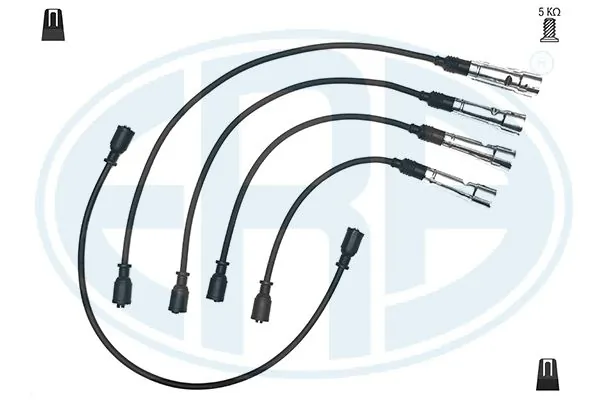 Fios de alta voltagem, kit Volkswagen Passat 3A2, 351, 312