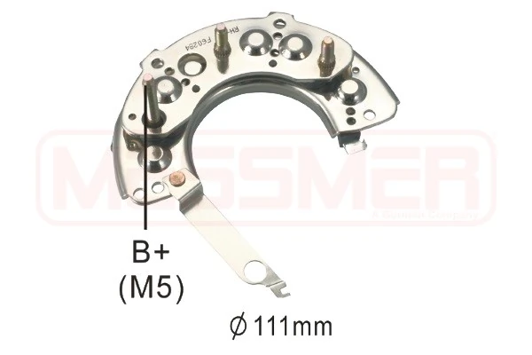  Eixo de diodos do gerador Nissan Micra hatchback (K10) (1982 - 1992) 