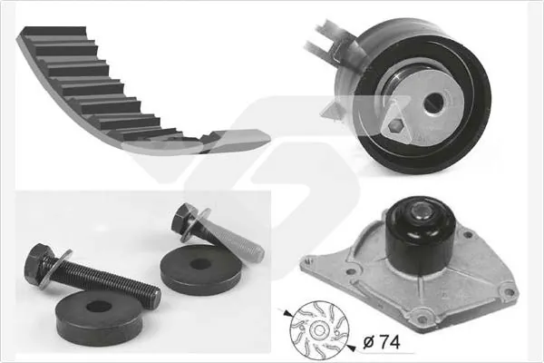 Compre Correia do mecanismo de distribuição de gás, kit Renault Scenic 