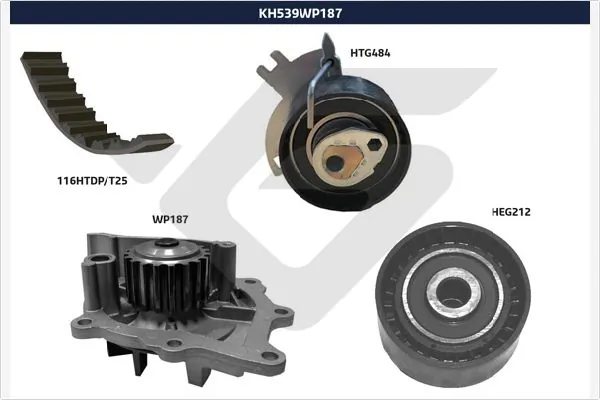 Correia do mecanismo de distribuição de gás, kit para Ford S-Max  CDR