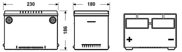 EB608 Exide Аккумуляторная батарея