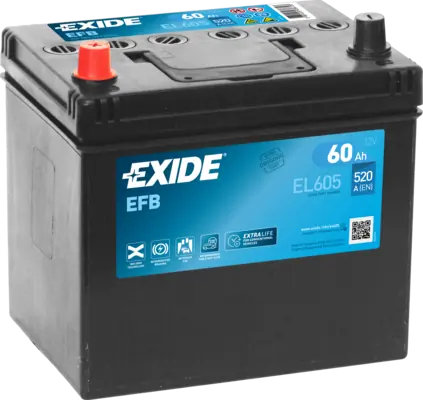 EL605 EXIDE Batería original y equivalente