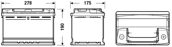EC700 Exide Аккумуляторная батарея