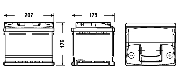 EC412 Exide Аккумуляторная батарея