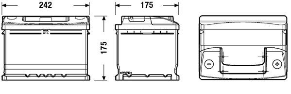 EC542 Exide Аккумуляторная батарея
