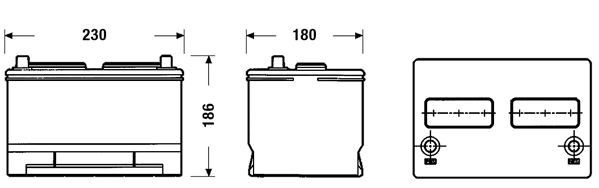 EB788 Exide Аккумуляторная батарея