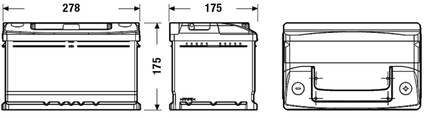 EC652 Exide Аккумуляторная батарея
