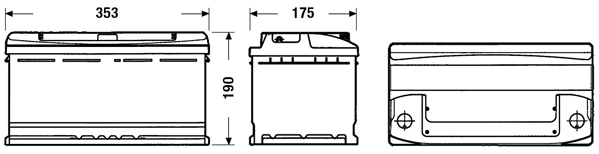 EC900 Exide Аккумуляторная батарея