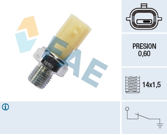 Sensor de pressão de óleo Nissan Qashqai J10