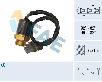 Купить T0777683 Chrysler Датчик включения вентилятора радиатора 