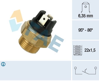 Датчик включения вентилятора 7700622755 Renault (RVI)