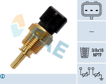 Sensor de temperatura do fluido de esfriamento KIA Rio 2 JB