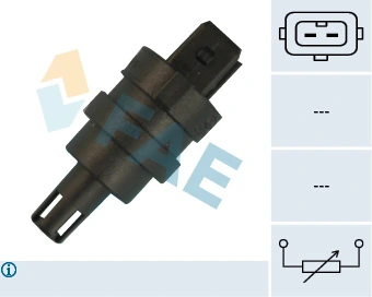 Sensor de temperatura da mistura de ar Volkswagen Transporter 70B, 70C, 7DB, 7DK, 70J, 70K, 7DC, 7DJ