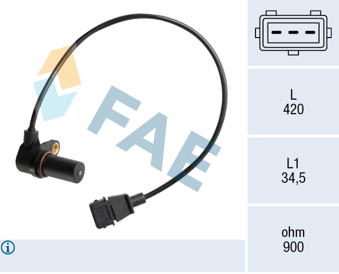 Датчик положения коленчатого вала Magneti Marelli SAG121 цена, от 14.53 USD