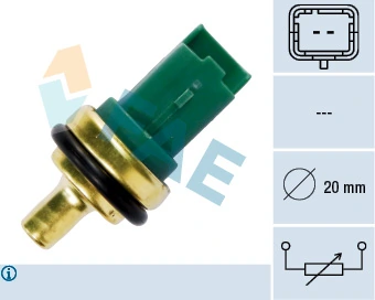 Sensor de temperatura del refrigerante 33706 FAE