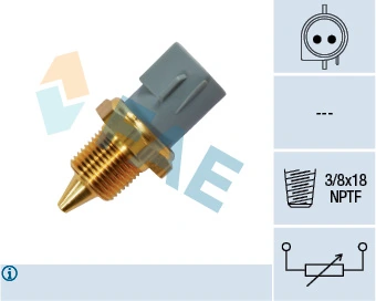 Sensor de temperatura do fluido de esfriamento Mazda 626 3 GD