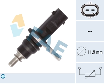 Sensor de temperatura do fluido de esfriamento Audi A4 8W2, 8WC